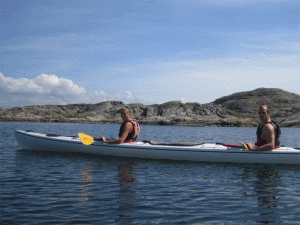 Kajakpaddling på Marstrand